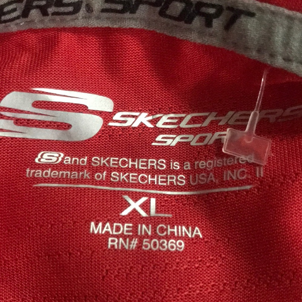 Skechers sport men’s shirt size XL NWOT red - Picture 5 of 6
